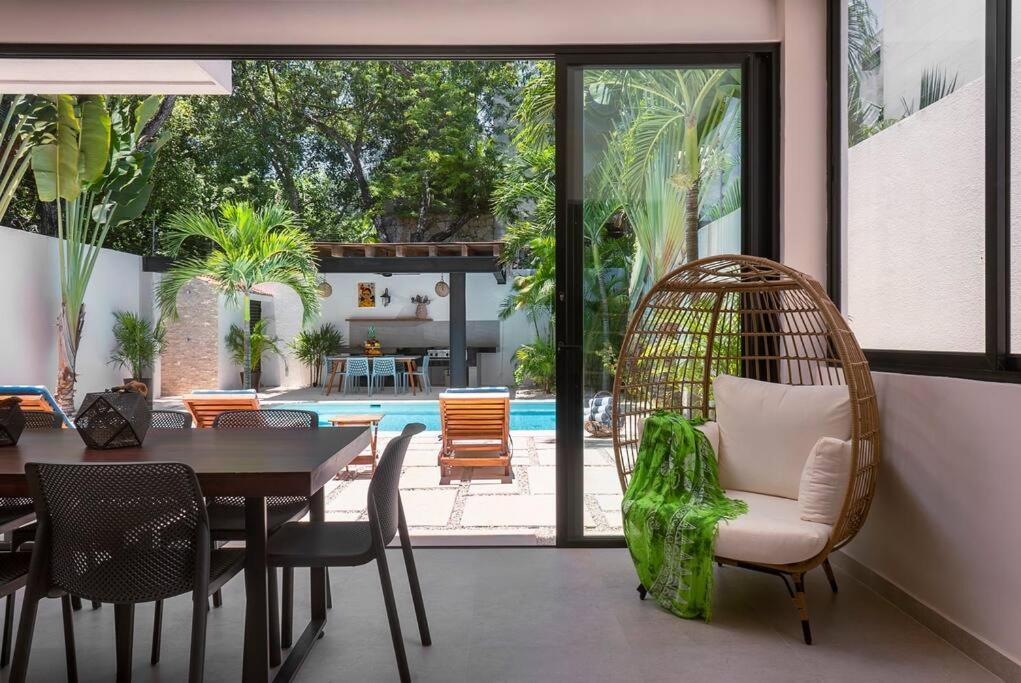 Wonderful Tropical Home 3Br, Garden, Private Pool. Tulum Eksteriør billede